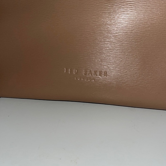 TED BAKER LONDON PINK “ANGELIN LEATHER SHOPPER TOTE” - Picture 4 of 6